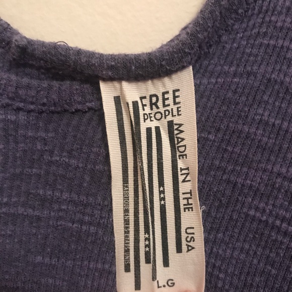 Free People Oversized Ribbed Swing Tee - Picture 5 of 5